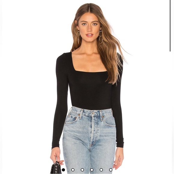 Superdown Squareneck Bodysuit size S - Picture 5 of 6